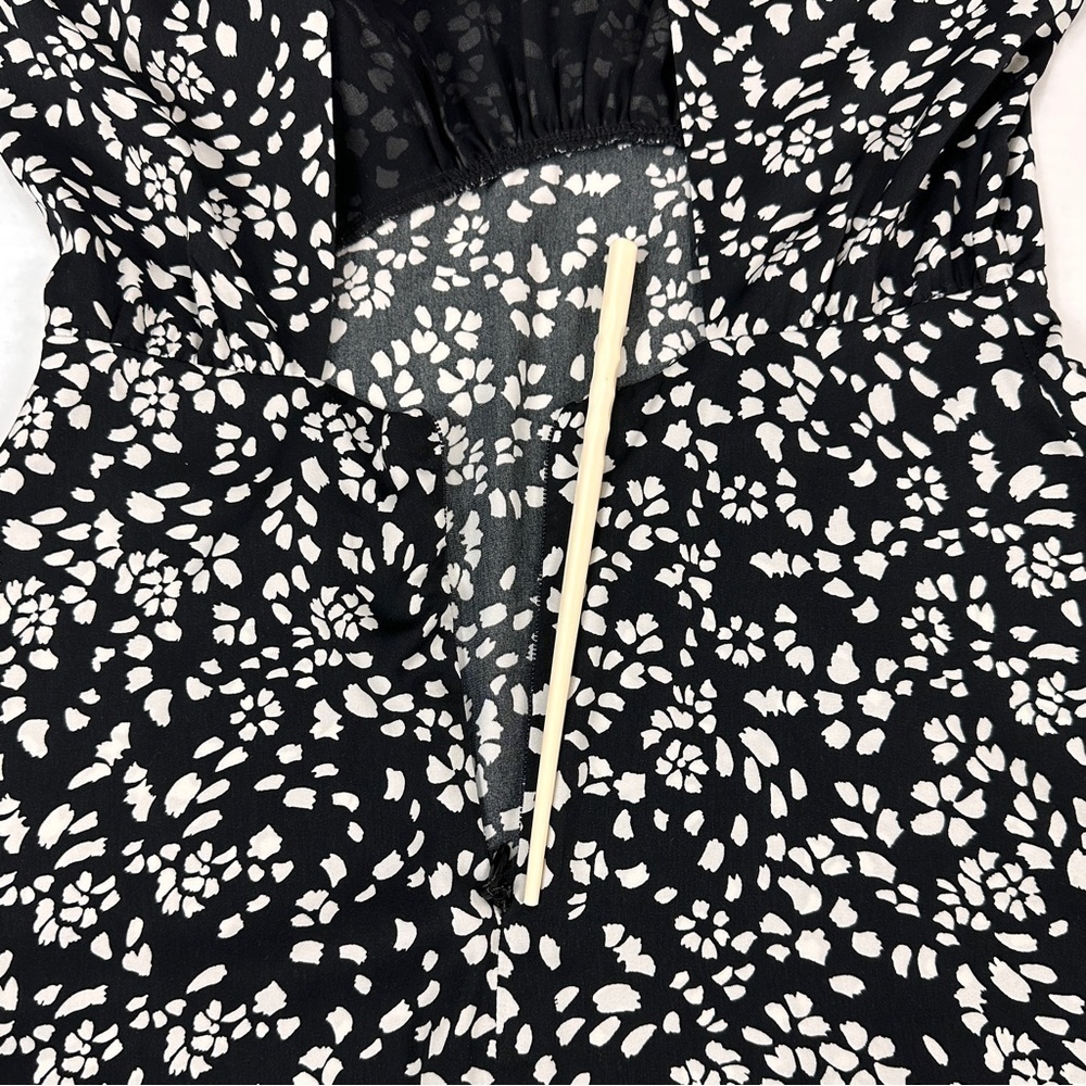 Top shop Austin Floral Long Sleeve Open Back Mini Dress - Picture 7 of 10